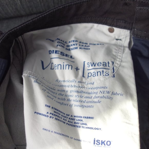 Diesel Black Bakari Jogg Jeans Size 30 - Picture 12 of 16